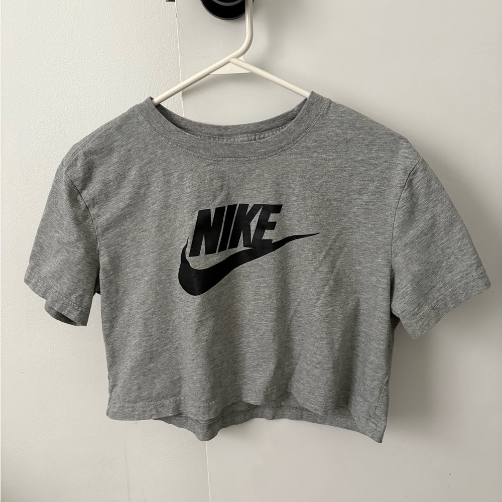 Nike Gray Crop Top